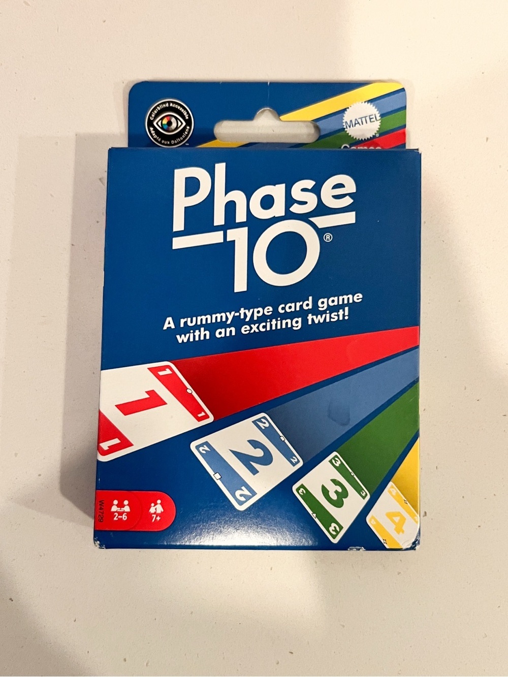 New Phase 10 Card Game by Mattel | Family Strategy Game Ages 7+ Complete